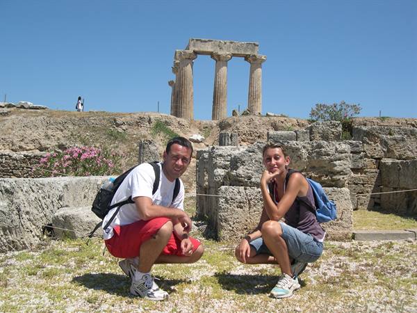 AMONG THE ANCIENT GREEK COLUMNS