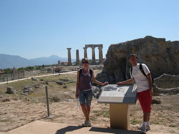 CLAUDIO, VALE AND THE TEMPLE OF APOLLO IN THE BACKGROUND