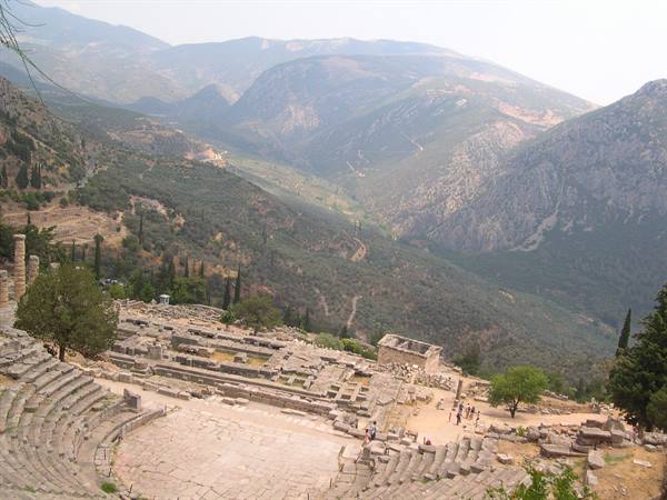 THE WONDERFUL NATURAL SCENERY OF THE ANCIENT THEATRE