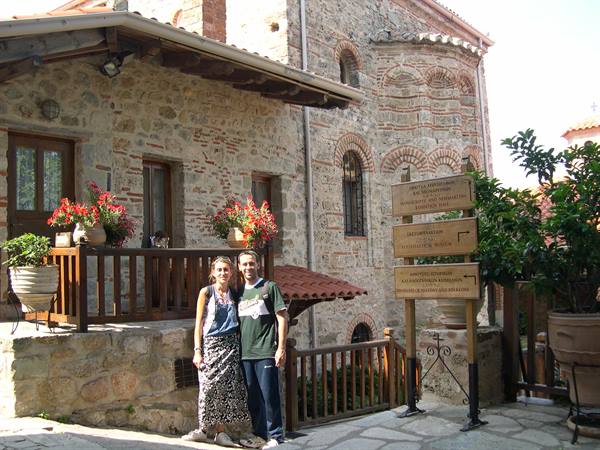 VISITING INSIDE THE MONASTERY