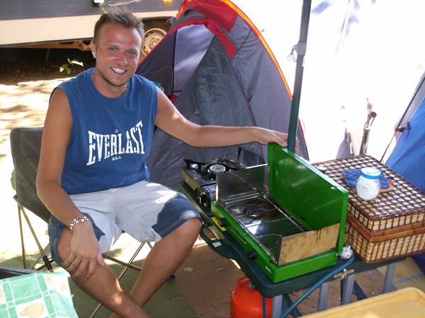 THE CAMPSITE COOK . . .