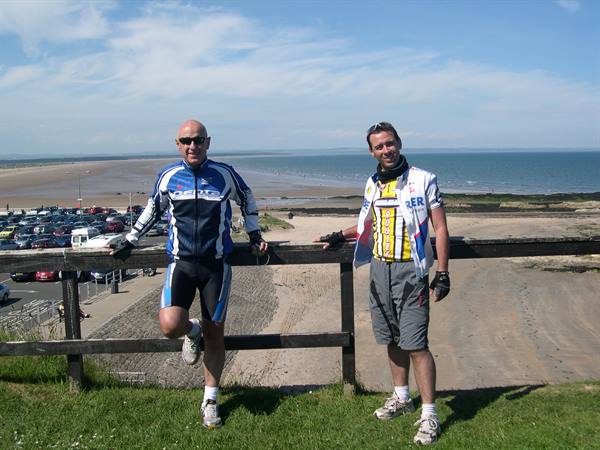 ARRIVAL AT THE NORTH SEA, PHOTO TAKEN FROM ST. ANDREW