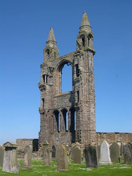 WHAT REMAINS OF ST. ANDREWS CATHEDRAL
