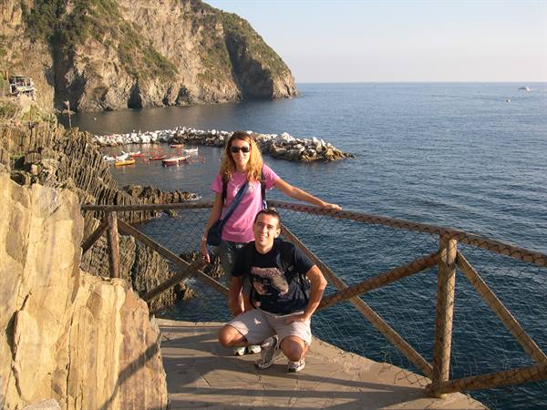 CLAUDIO AND VALE IN RIOMAGGIORE