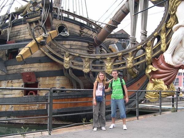 AT THE PORT OF GENOA