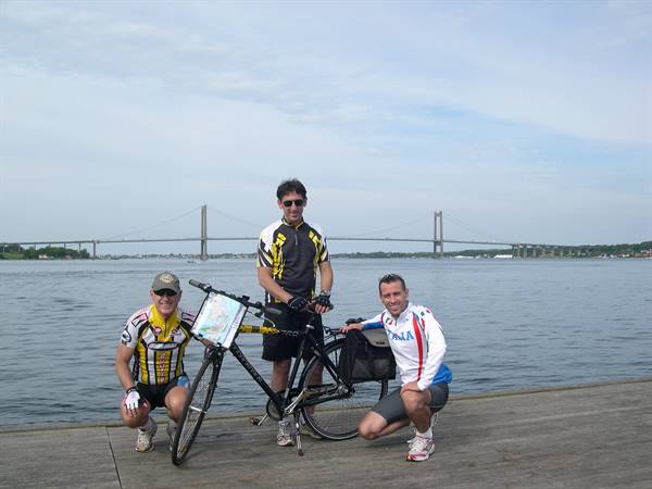 IN THE BACKGROUND THE LONG MIDDELFART BRIDGE - FREDERICIA