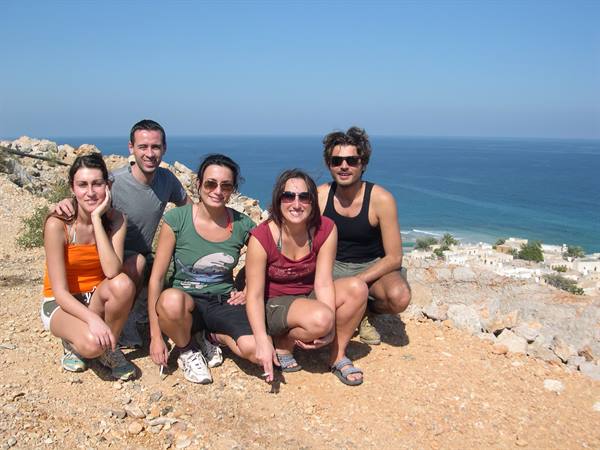 GROUP PHOTO ON THE HIGHLANDS OF OMAN