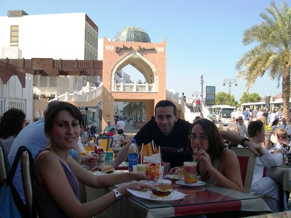 LUNCH IN THE SOUQ AREA . . .