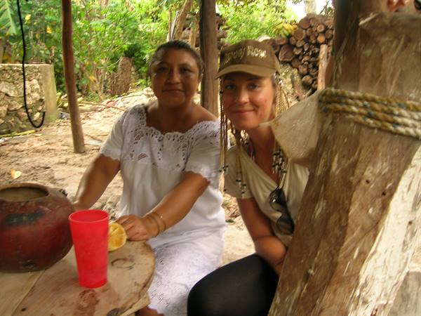 In a -maya village