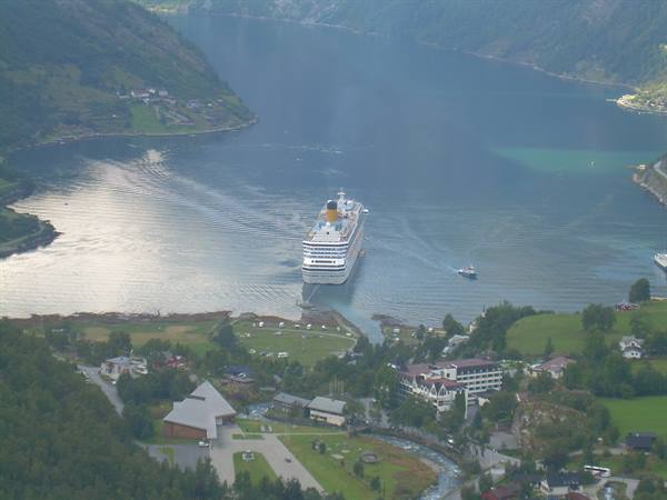 Our ship...from a bit far