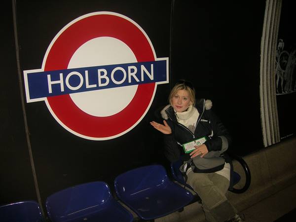 In the famous London underground