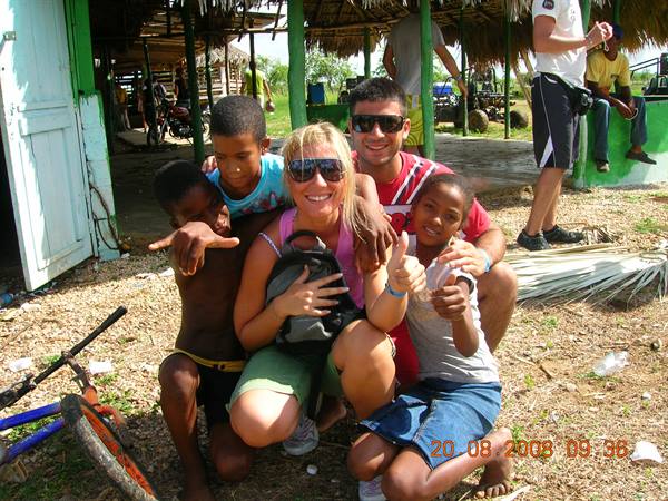 With the Dominican children