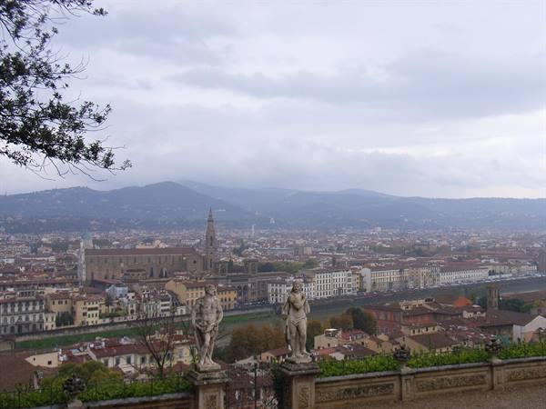 FLORENCE - PANORAMA FROM THE BARDINI GARDEN