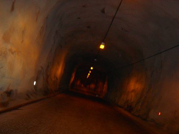 tunnels on the road to Sauris