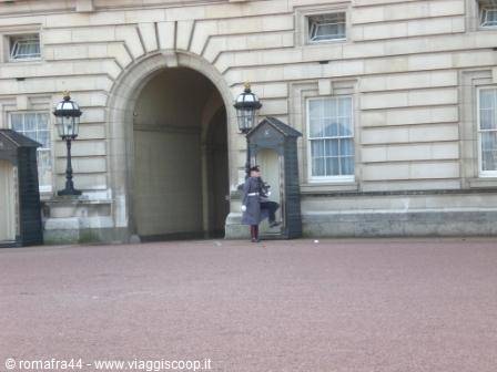 A guard at Buckingham Palace