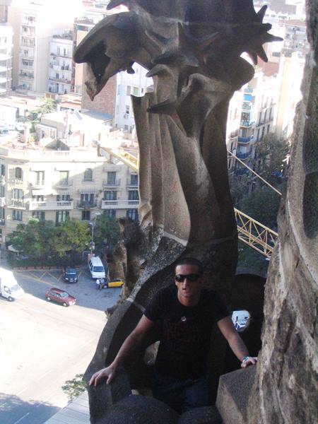 Detail of the sagrada familia