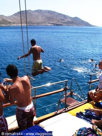 Boat trip among the little islands