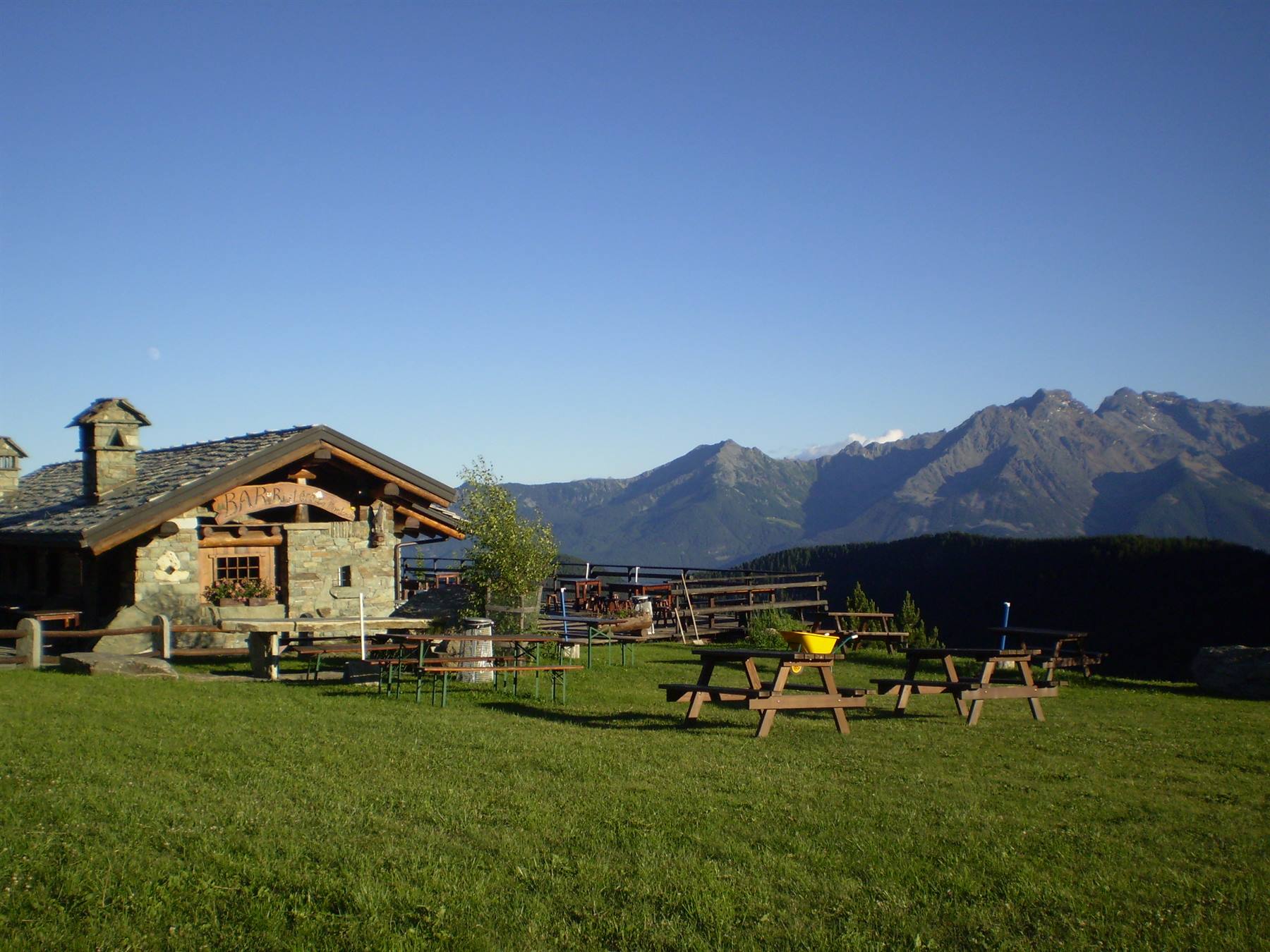 chalet in the mountains