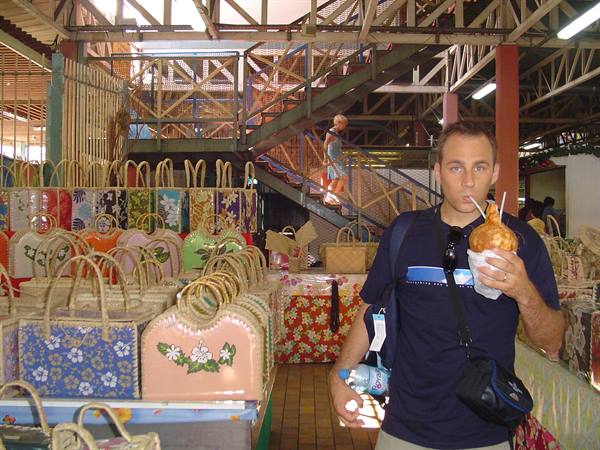 First day in Polynesia-Papeete market