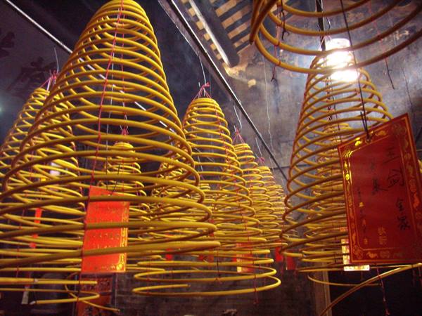 Incense in the temple