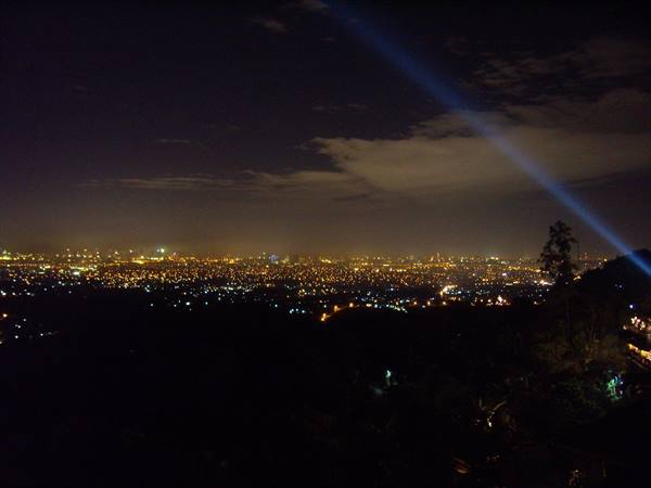 Manila - ...and from afar, from the Antipolo hill