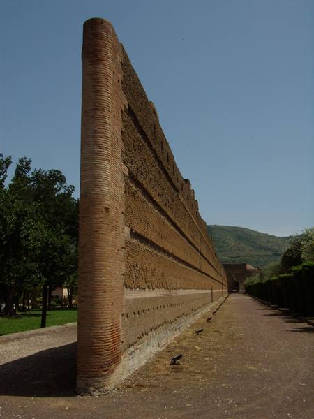 Villa Adriana - Wall of the Poecile