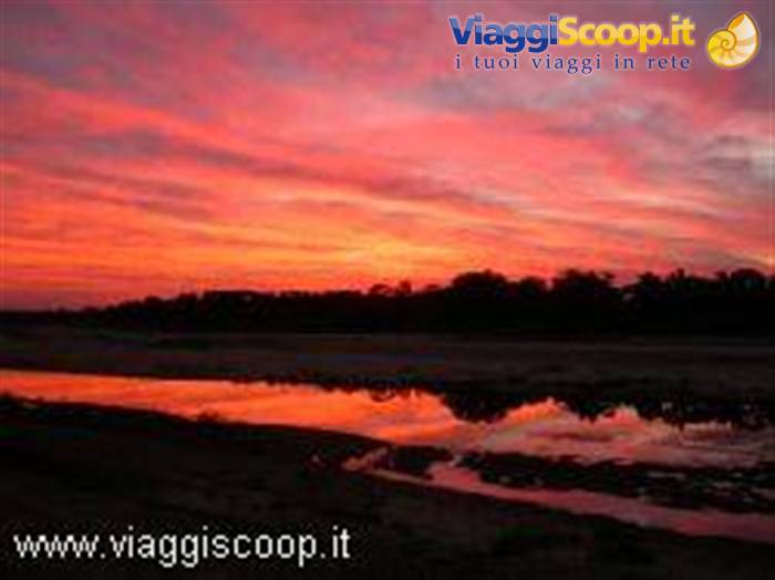 sunset at Kruger