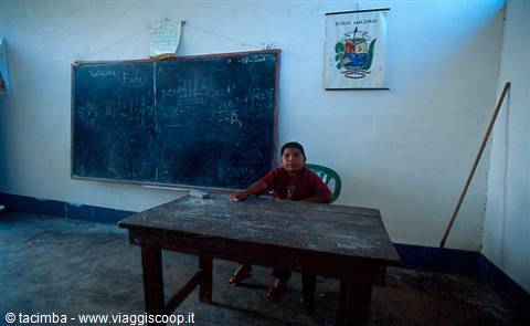 School in a community on the rio Autana