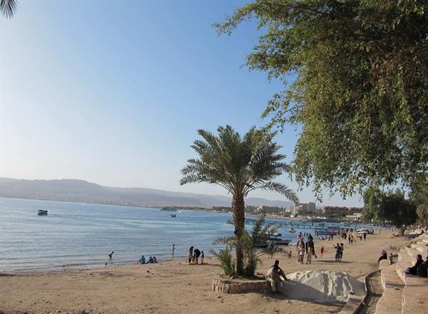 the beach of Aqaba