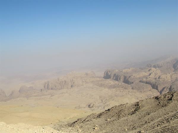 on the road to Petra