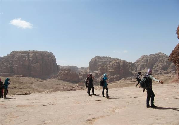 Petra, Local women tourists