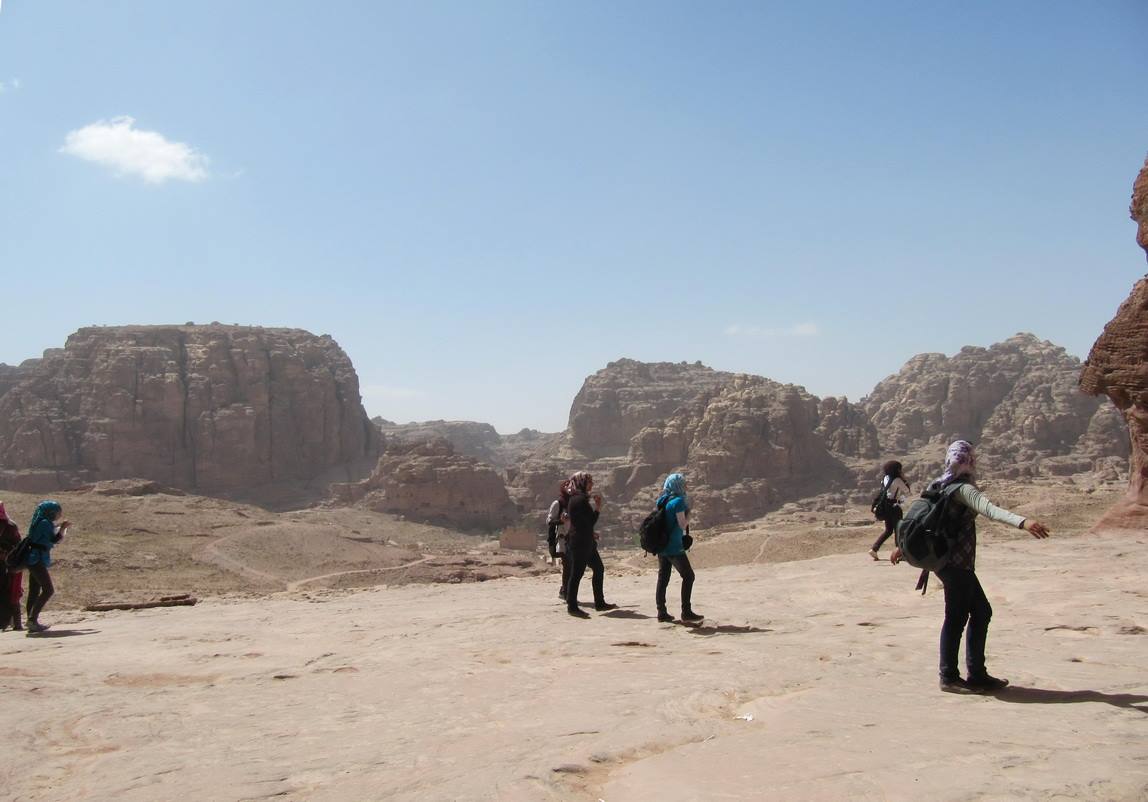 Petra, Local women tourists