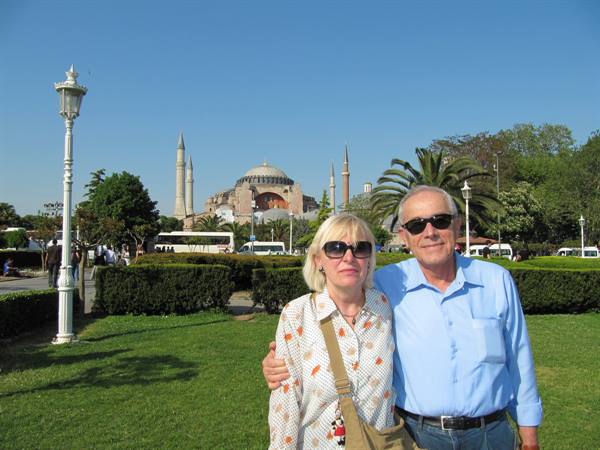 4 in front of Hagia Sophia