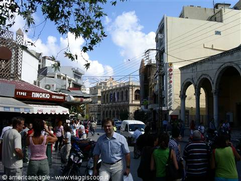 The capital Heraklion