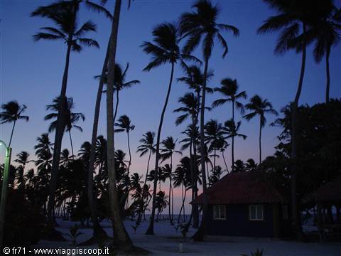 SUNSET ON THE BEACH