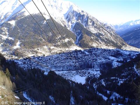 COURMAYEUR FROM ABOVE