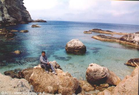 Sea and rocks Ponza