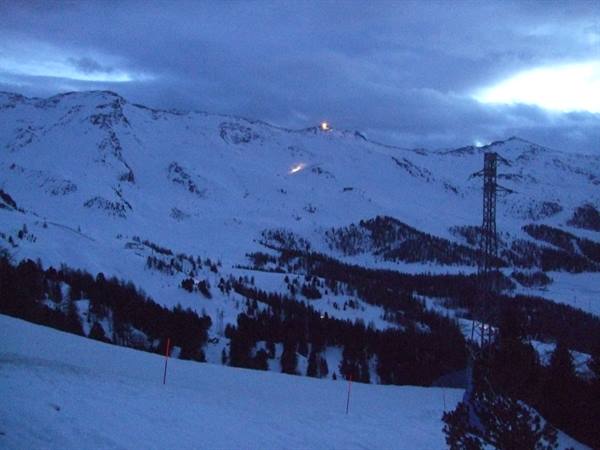evening in the mountain hut