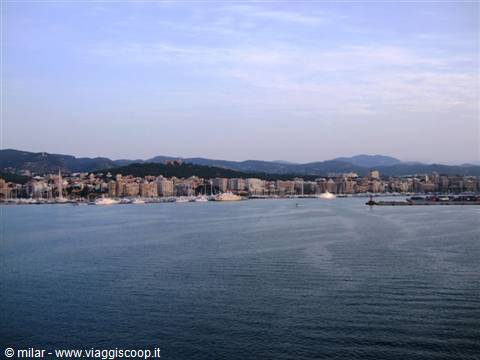 arrival in port