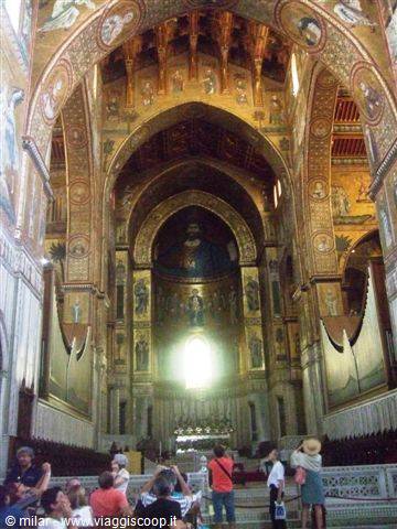 Cathedral of Monreale: interior.