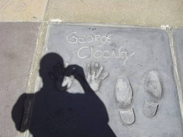 The legendary footprints of the Chinese Theatre