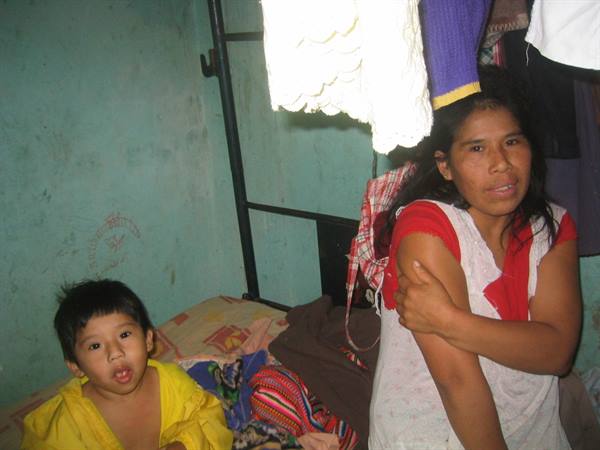 their mother... less than 30 years old and 5 children