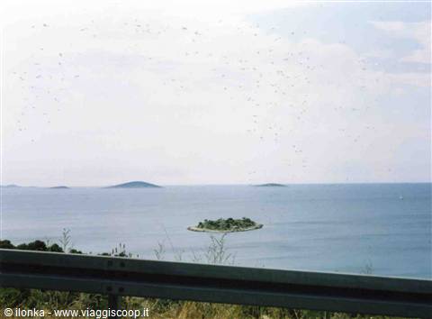 Little atoll sea of Murter