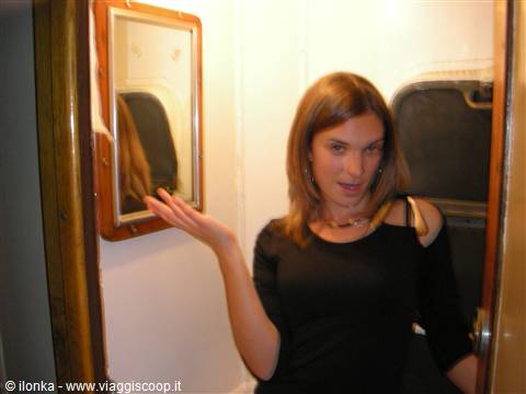 in the toilet on the train
