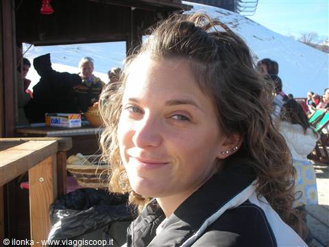 at the bar on the slopes