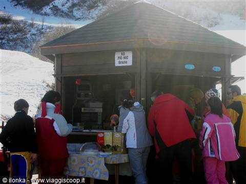 kiosk on the slopes