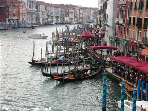 grand canal from the rialto bridge