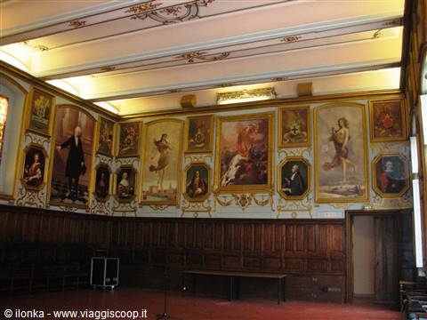 interior of the town hall