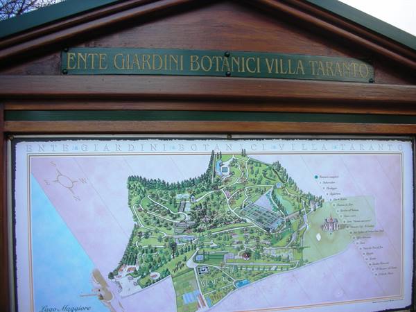 route, map of the gardens