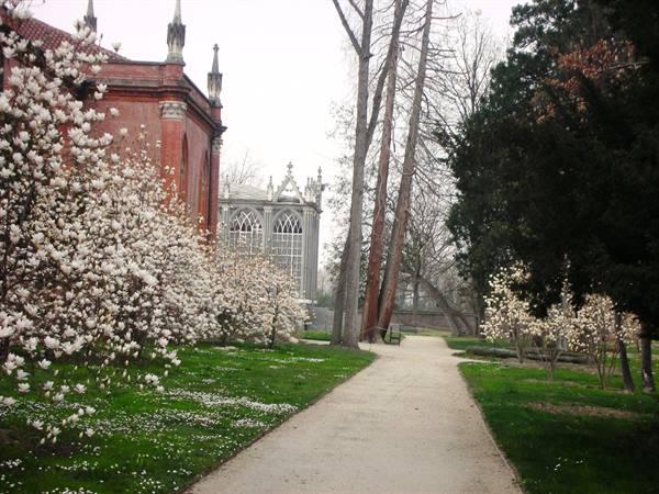 interior garden of the royal greenhouses